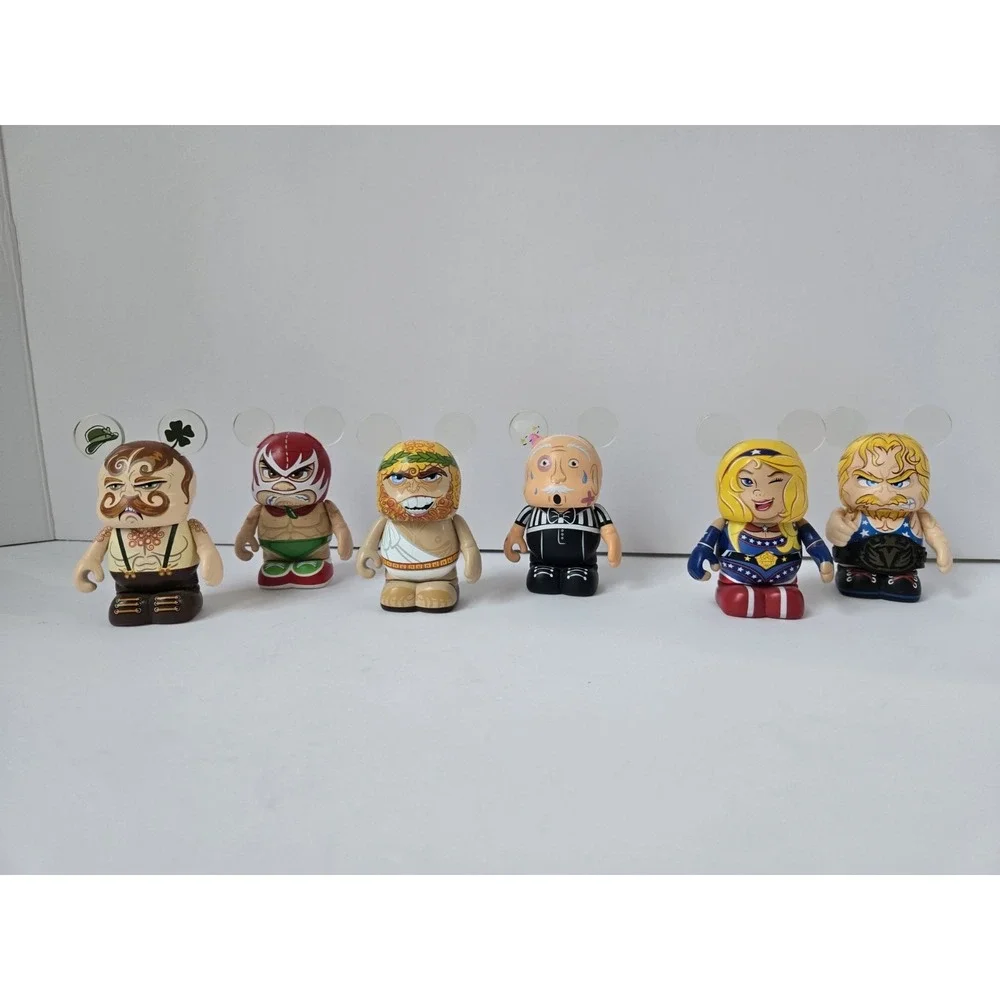 Disney vinylmation vinyl figure lot‎ extreme wrestlers
